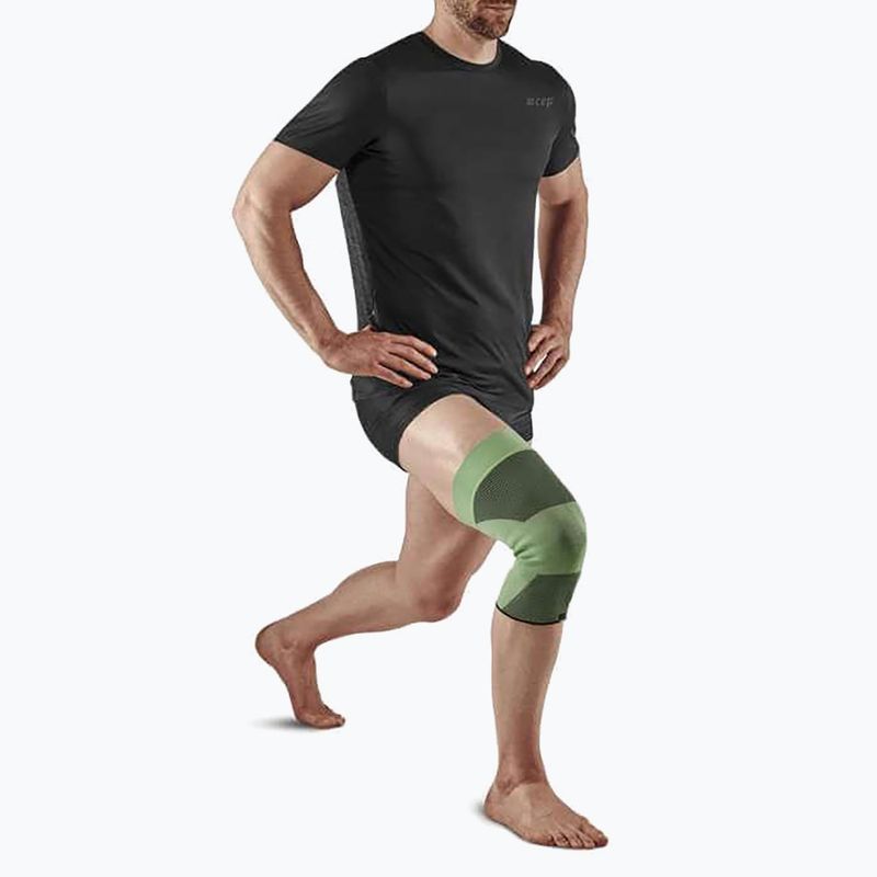 Kompressions-Kniestütze CEP Mid Support green 2