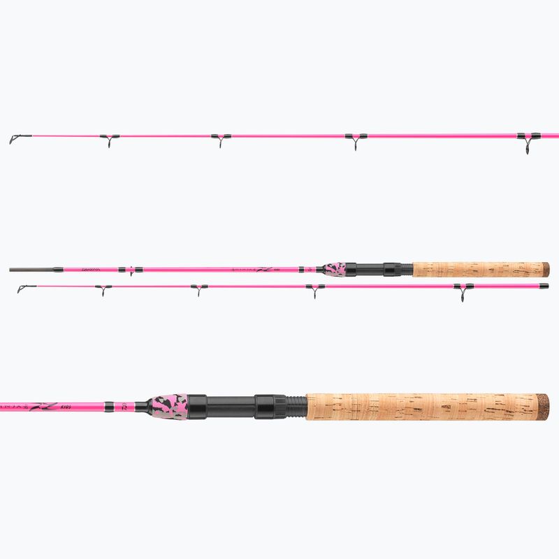 Daiwa Ninja X Kids Spinnrute rosa