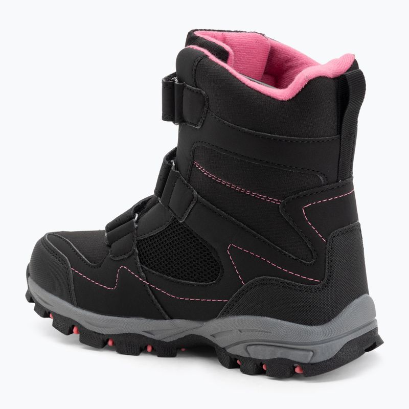 KangaROOS K-Robi KTX jet schwarz/rosa Kinderschneestiefel 3