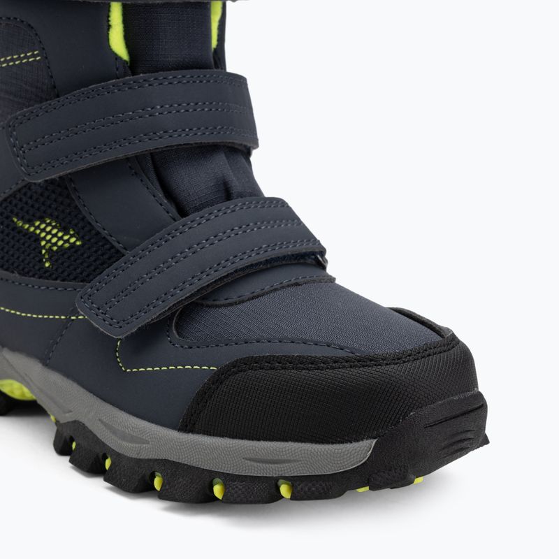 KangaROOS K-Robi KTX Kinder-Schneestiefel dark navy/lime 7