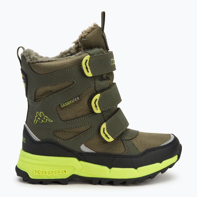 Kappa Vipos Tex army/lime Kinderschneestiefel 2