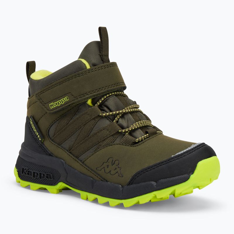 Kappa Thabo Tex army/lime Kinderschuhe