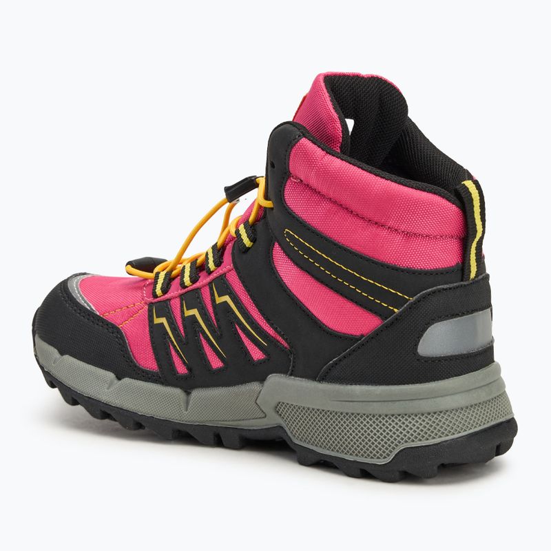 Kinderschuhe Kappa Boxford Mid Tex pink/yellow 3