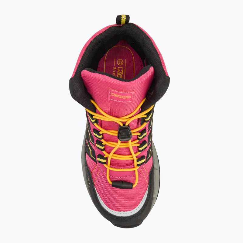 Kinderschuhe Kappa Boxford Mid Tex pink/yellow 5