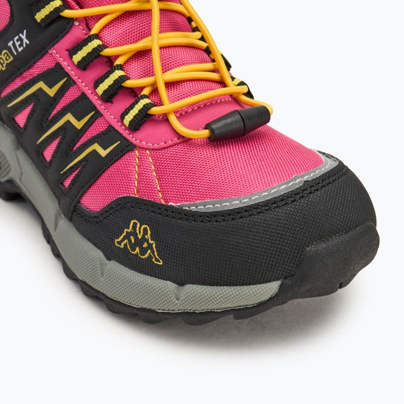 Kinderschuhe Kappa Boxford Mid Tex pink/yellow 7