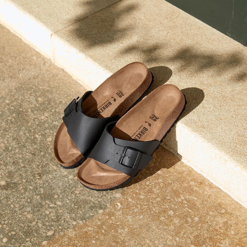 Slides Schlappen  Damen BIRKENSTOCK Catalina BS BF Narrow black 3