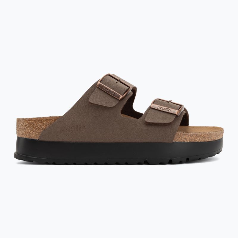 Klapki BIRKENSTOCK x Papillio Arizona Flex Platform Birko-Flor Narrow mocca 2
