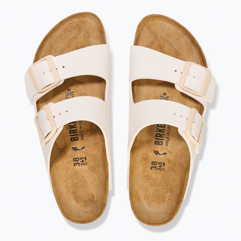 Slides Schlappen  Damen BIRKENSTOCK Arizona BF Narrow eggshell 12