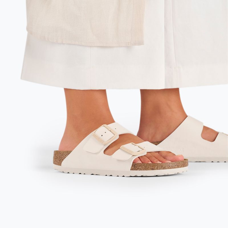 Slides Schlappen  Damen BIRKENSTOCK Arizona BF Narrow eggshell 15