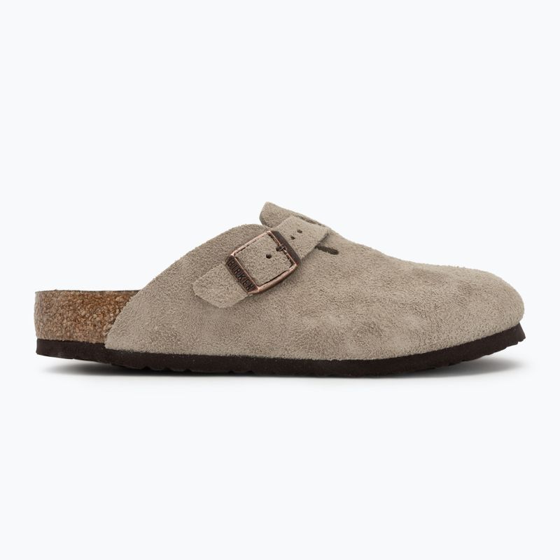 BIRKENSTOCK Boston Kids Schmal taupefarbene Flip-Flops 2