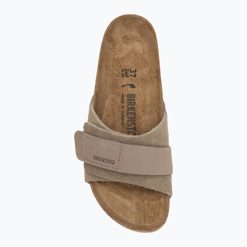 Damen Flip-Flops BIRKENSTOCK Oita W LENB/LEVE Schmal taupe 5