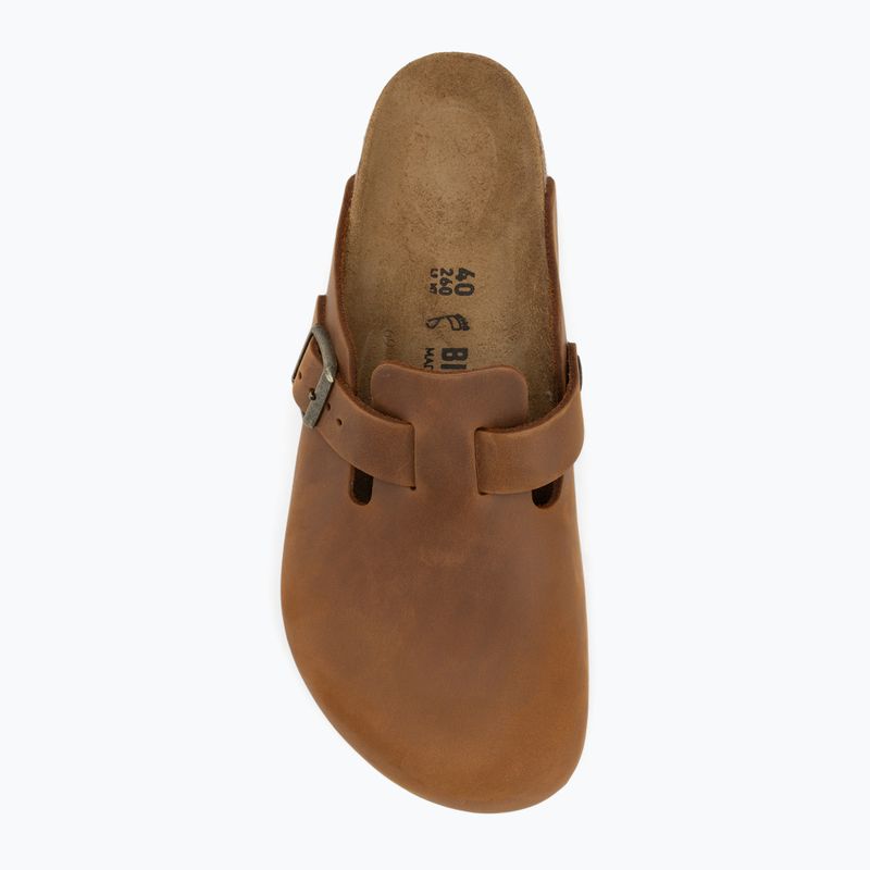 BIRKENSTOCK Boston LEOI Regular cognacfarbene Flip-Flops 5