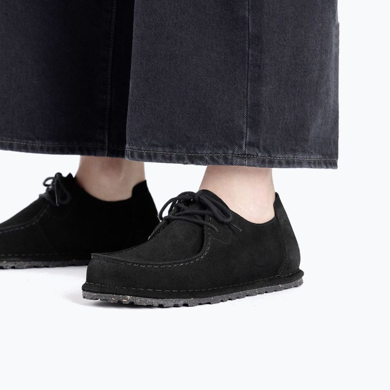 Schuhe BIRKENSTOCK Utti Lace Suede Leather Regular black 9