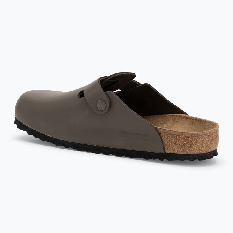 Badeschuhe BIRKENSTOCK Boston NL Regular smooth leather concrete gray 3