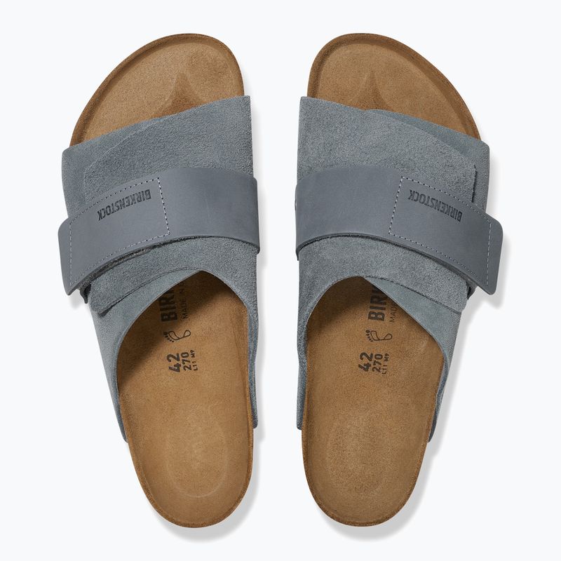 BIRKENSTOCK Kyoto LENB/LEVE Schmale Flip-Flops basaltgrau 3