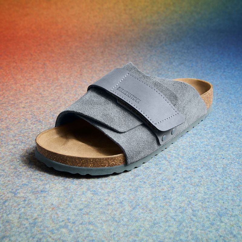 BIRKENSTOCK Kyoto LENB/LEVE Schmale Flip-Flops basaltgrau 5