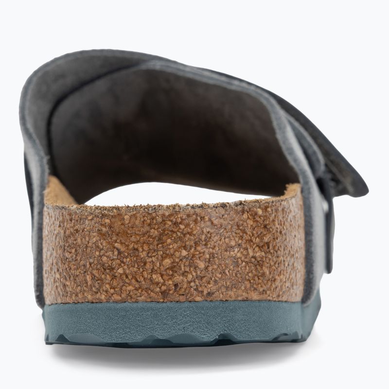 BIRKENSTOCK Kyoto LENB/LEVE Schmale Flip-Flops basaltgrau 6