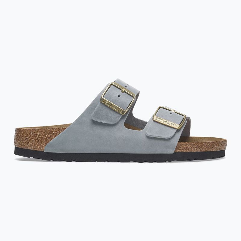 Damen-Pantoletten BIRKENSTOCK Arizona LEOI Narrow basalt gray 9