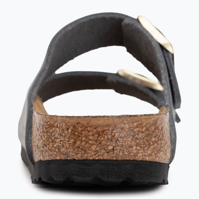 Damen-Pantoletten BIRKENSTOCK Arizona LEOI Narrow basalt gray 6