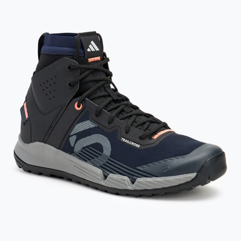 Fahrrad schuhe Radsportschuhe Plateau Herren adidas FIVE TEN Trailcross Mid Pro legend ink/grey three/coral fusion