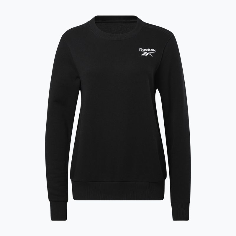 Hoodie Sweatshirt Damen Reebok Identity Small Logo French Terry Crew black