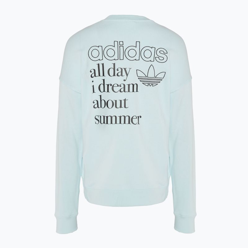 Damen adidas Graphic Sweatshirt fast blau 2