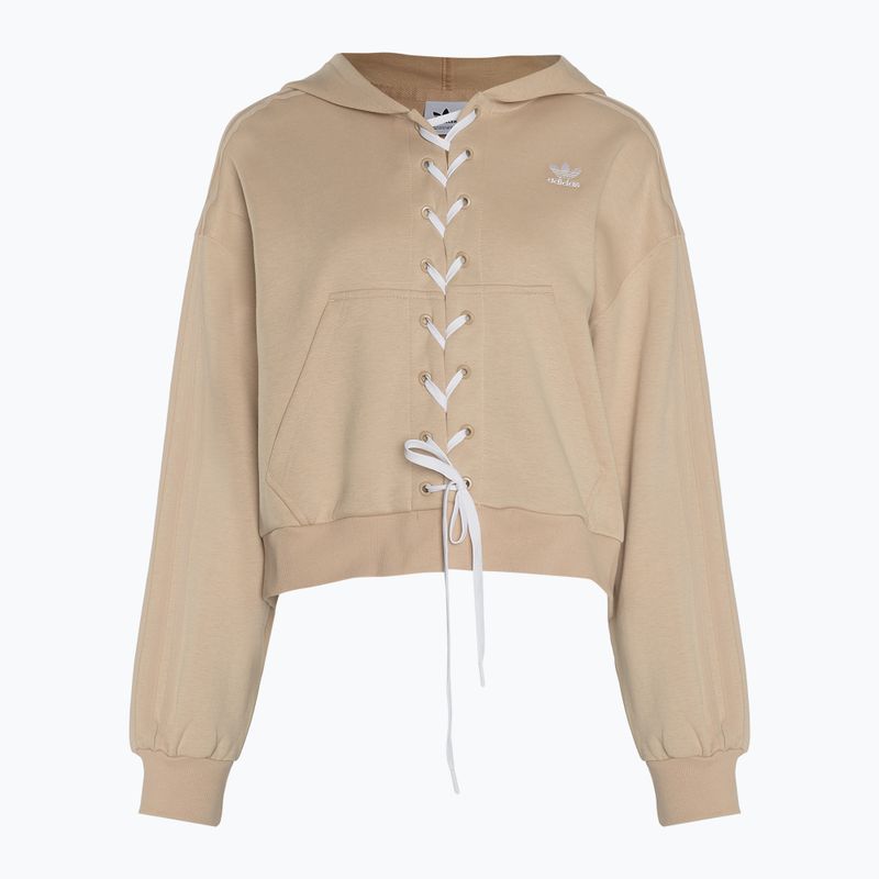 Damen Sweatshirt adidas Laced magic beige