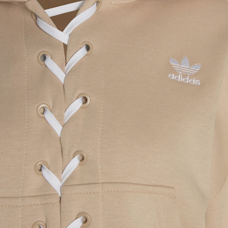 Damen Sweatshirt adidas Laced magic beige 3