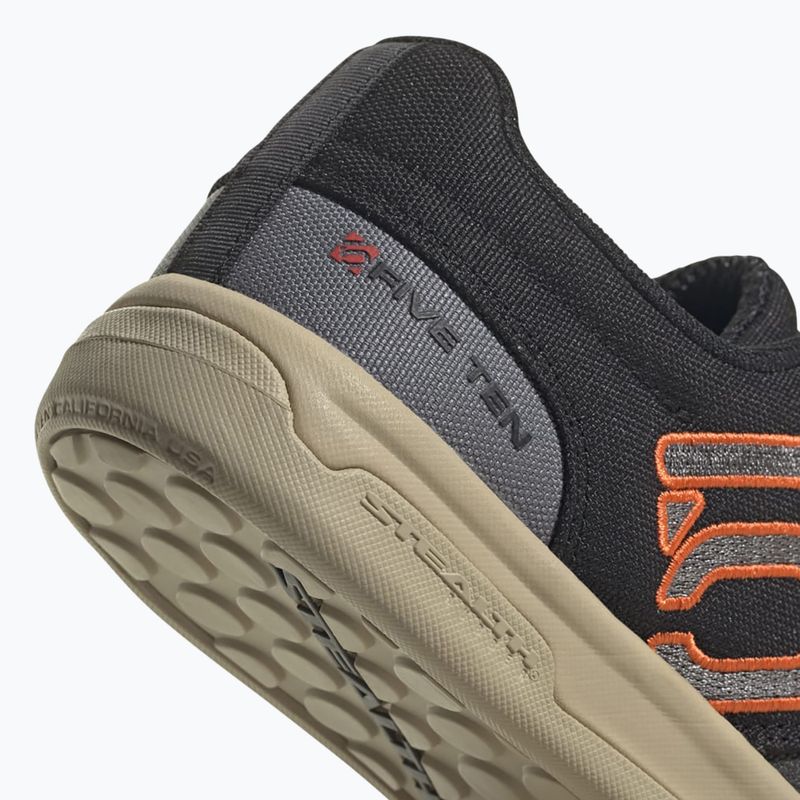 Damen Plateau Radschuhe adidas FIVE TEN Freerider Pro Canvas W grau sechs/grau vier/impact orange 13