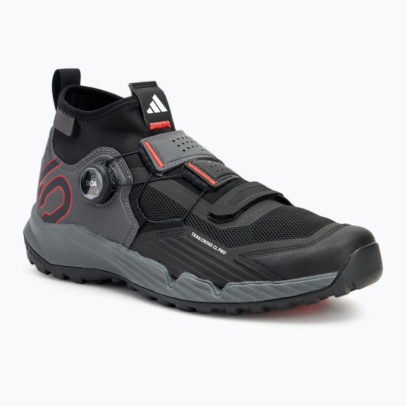 Fahrrad schuhe Radsportschuhe MTB Herren adidas FIVE TEN Trailcross Pro Clip-In grey five / core black / red