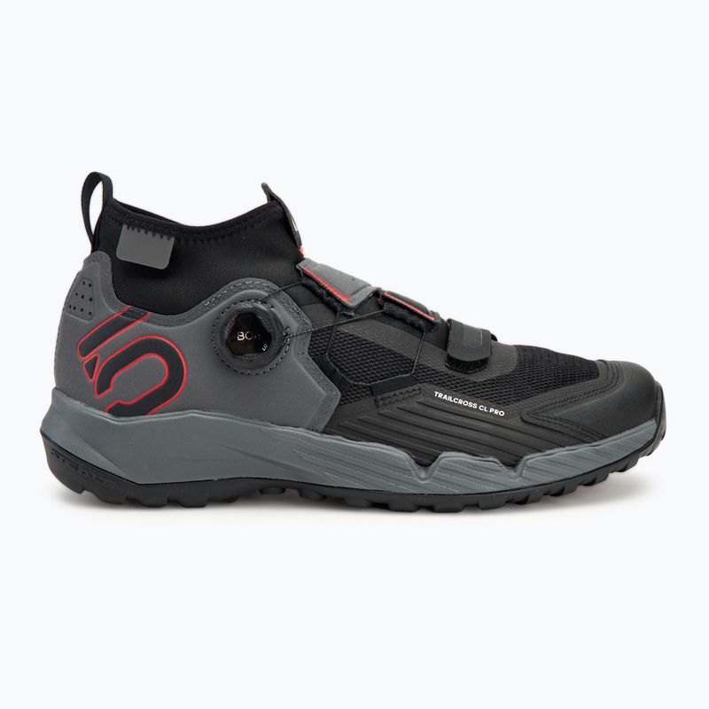 Fahrrad schuhe Radsportschuhe MTB Herren adidas FIVE TEN Trailcross Pro Clip-In grey five / core black / red 2