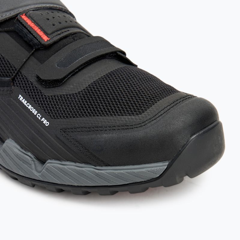 Fahrrad schuhe Radsportschuhe MTB Herren adidas FIVE TEN Trailcross Pro Clip-In grey five / core black / red 7