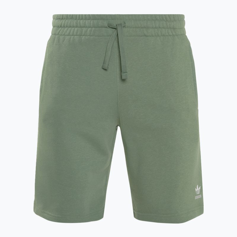 Herren adidas Essential + Made With Hemp silber-grün Shorts