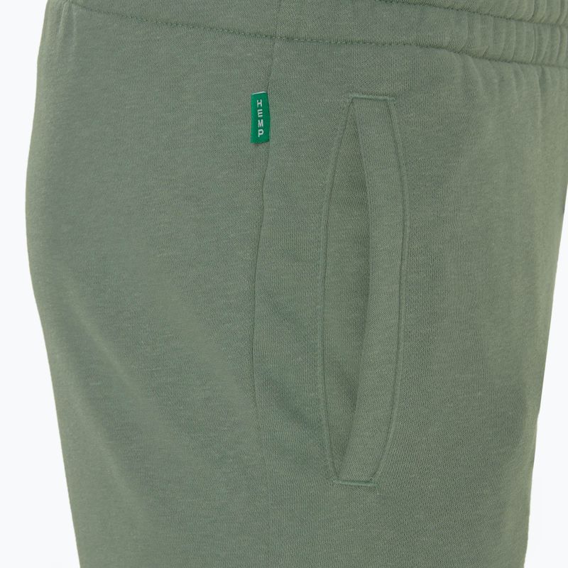 Herren adidas Essential + Made With Hemp silber-grün Shorts 4