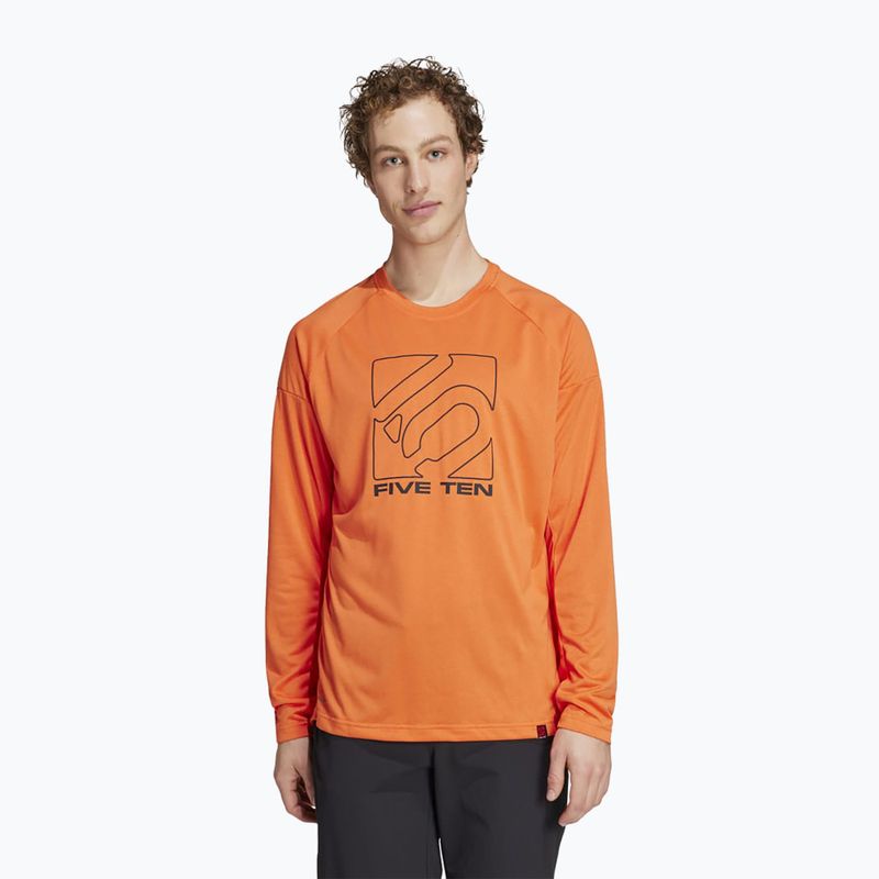 Radsport Shirt adidas FIVE TEN Long Sleeve Jersey semi impact orange 3