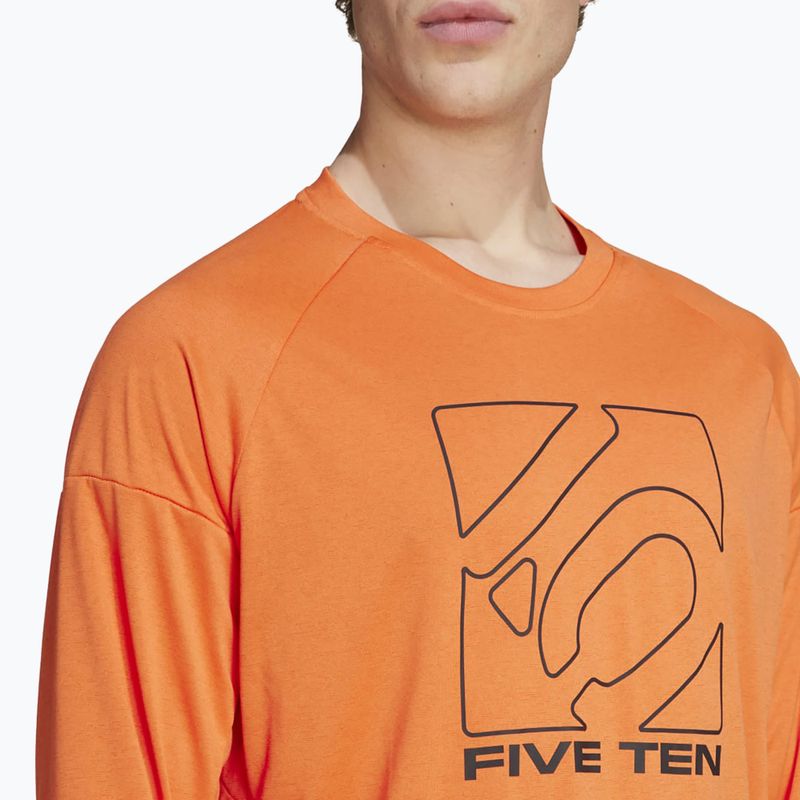 Radsport Shirt adidas FIVE TEN Long Sleeve Jersey semi impact orange 5