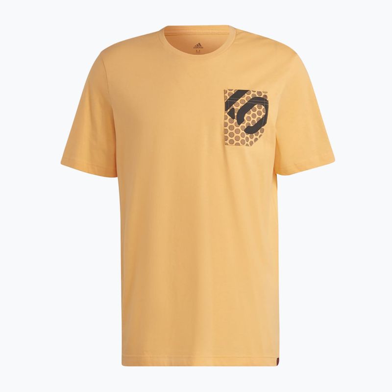 Herren-T-Shirt adidas FIVE TEN Brand Of The Brave Tee hazy orange 7