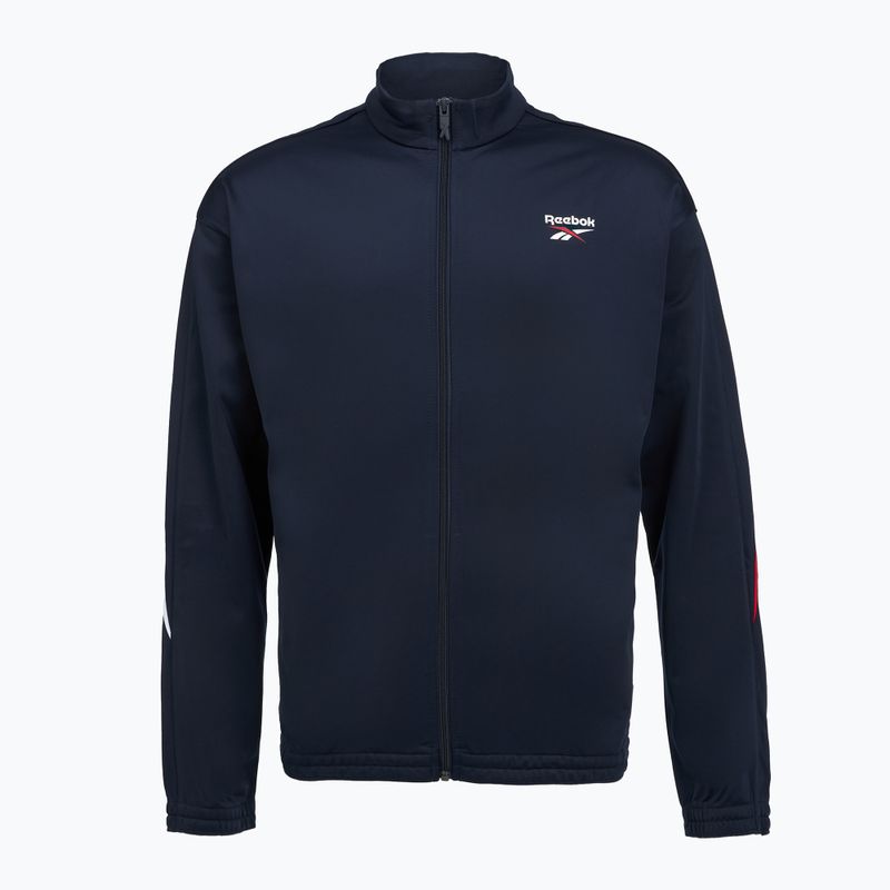 Hoodie Sweatshirt Herren Reebok Identity Vector Knit vecnav/vecred