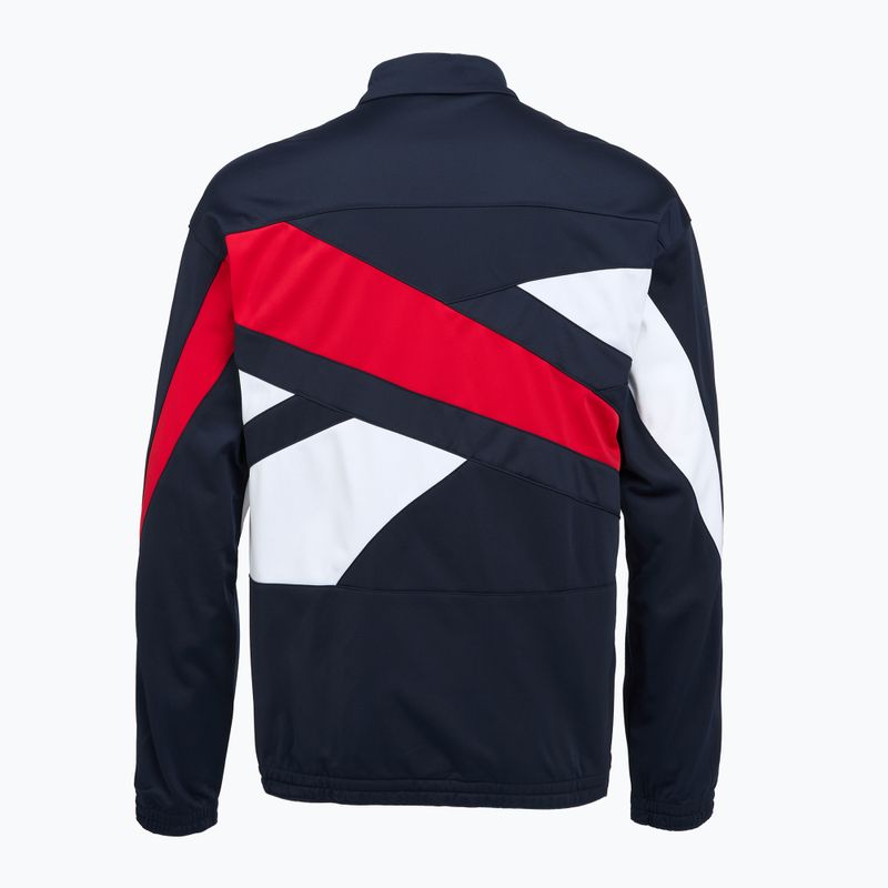 Hoodie Sweatshirt Herren Reebok Identity Vector Knit vecnav/vecred 2