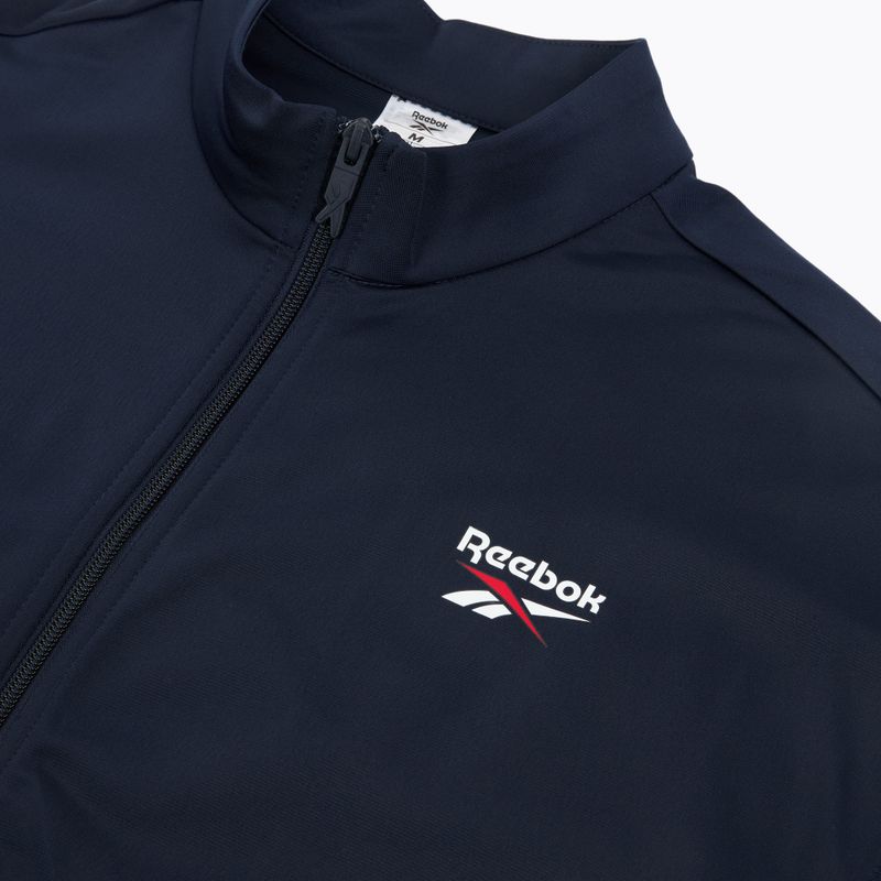 Hoodie Sweatshirt Herren Reebok Identity Vector Knit vecnav/vecred 3