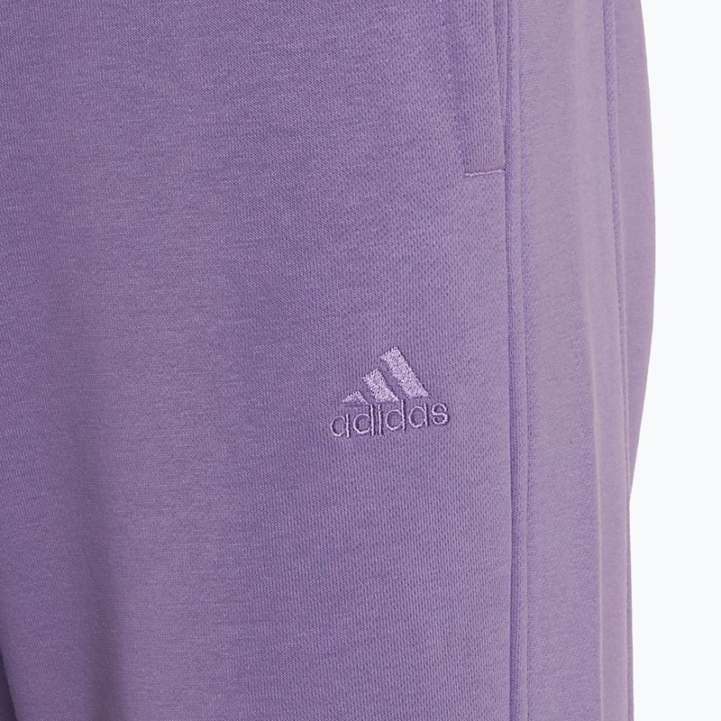 Damen adidas All SZN Fleece-Hose violett fusion 3