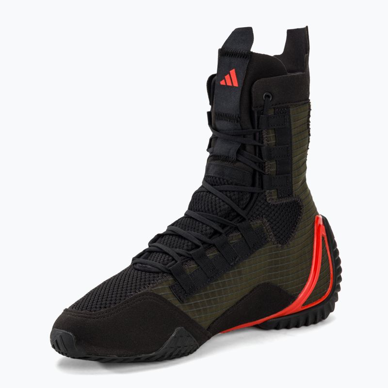adidas Speedex 23 carbon/core schwarz/solar rot Boxschuhe 7