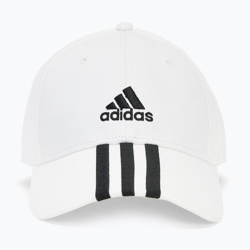 adidas Baseballkappe 3-Streifen Cotton Twill weiß/ schwarz 2