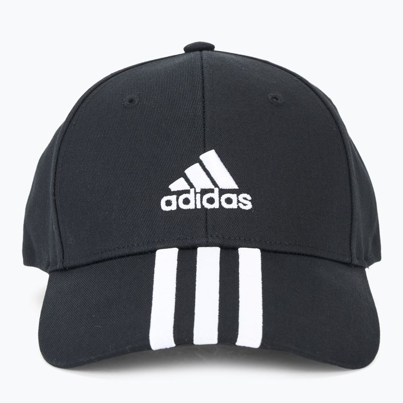 Basecap adidas Baseball 3-Stripes Cotton Twill black/ white 2