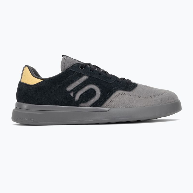 Männer adidas FIVE TEN Sleuth Kern schwarz / anthrazit / Haferflocken Plattform Radfahren Schuhe 2