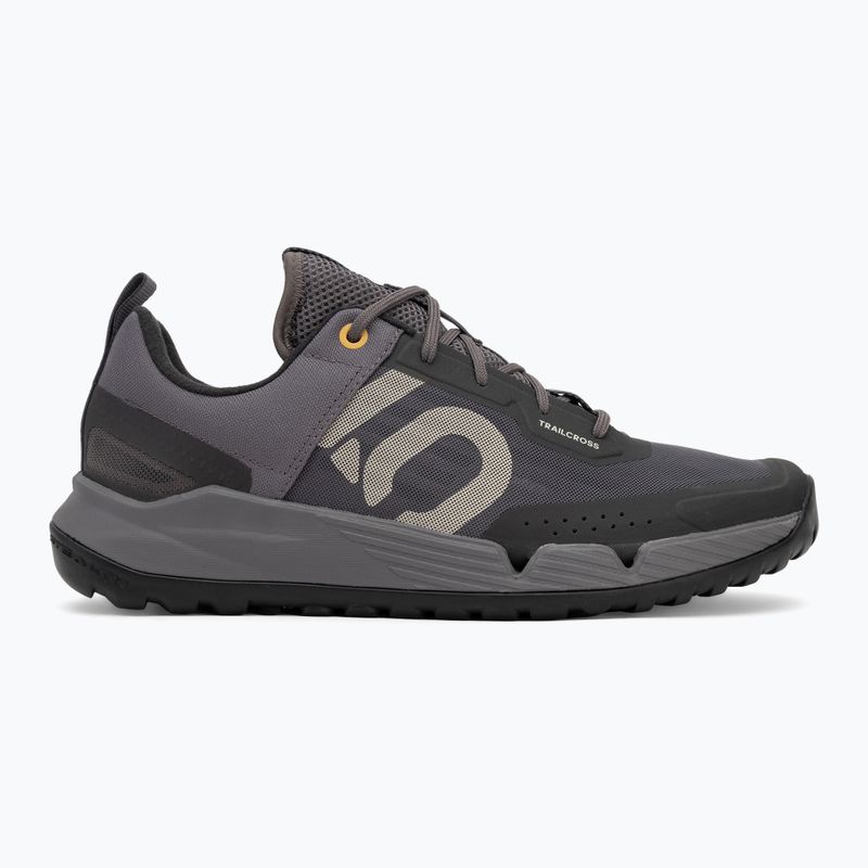 Herren adidas FIVE TEN Trailcross LT Plattform Radfahren Schuhe anthrazit/putty grau/hafer 2
