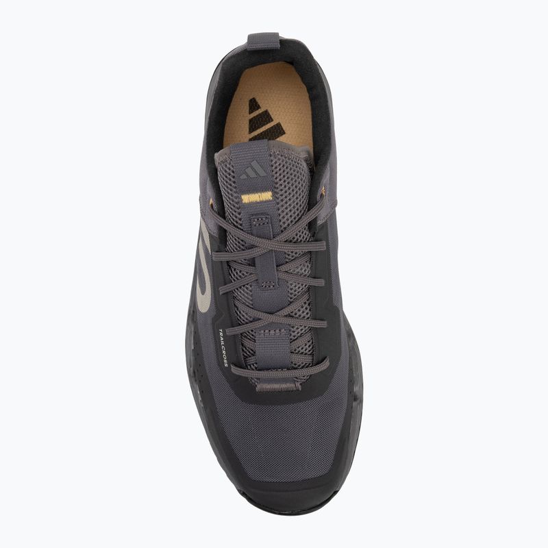 Herren adidas FIVE TEN Trailcross LT Plattform Radfahren Schuhe anthrazit/putty grau/hafer 5