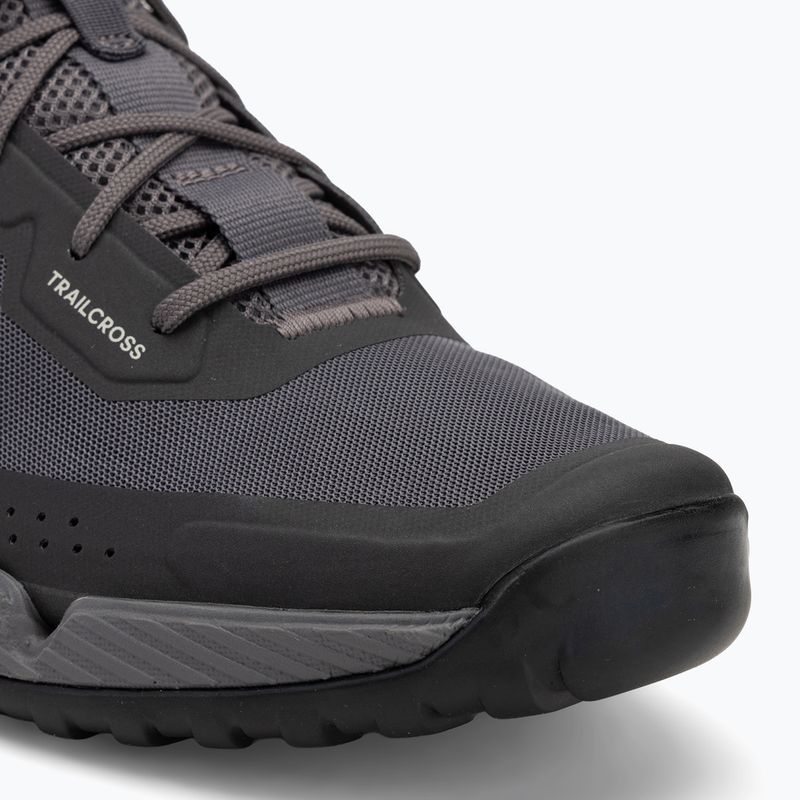 Herren adidas FIVE TEN Trailcross LT Plattform Radfahren Schuhe anthrazit/putty grau/hafer 7