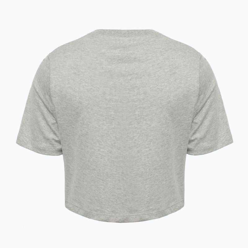 Shirt Damen Reebok Identity Big Logo Crop Tee medium grey heather 2