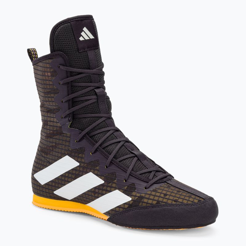 Boxschuhe adidas Box Hog 4 aurora black/cloud white/spark